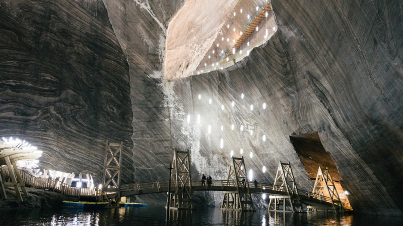 Salina Turda, Rumania / Foto: John Seymour