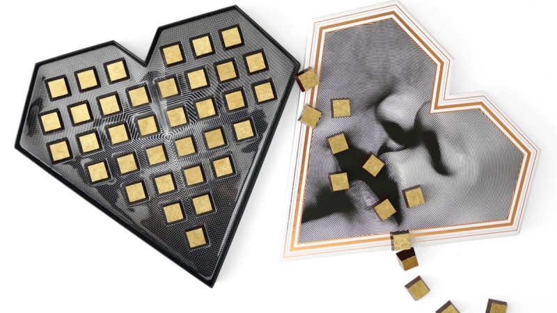 Valentine’s Kiss Heart Champagne Truffles