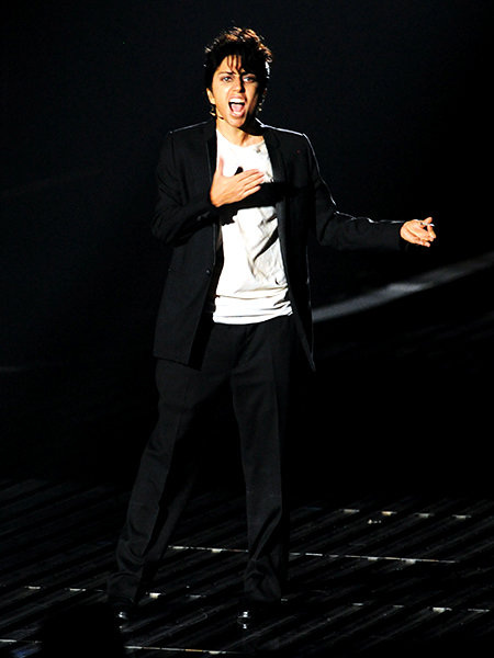 Cuando se reveló como su alter ego, Joe Calderone en los MTV VMA's 2011